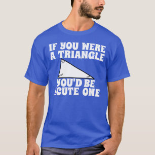Camiseta Linha engraçada do recolhimento: Triângulo
