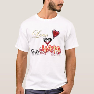 CAMISETA LINHA FINA ENTRE O AMOR E O ÓDIO