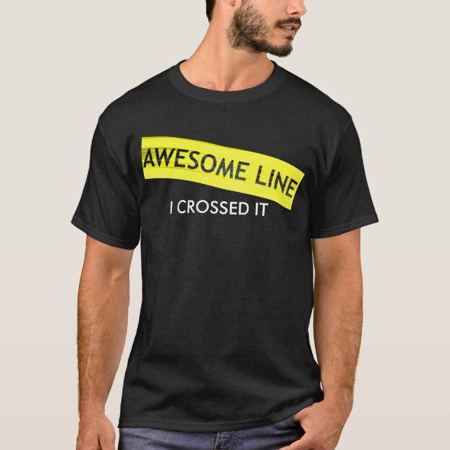 Camiseta Linha impressionante (Frente)