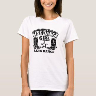 Camiseta Linha menina da dança