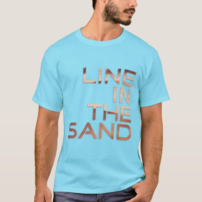 Camiseta Linha na areia (Frente)