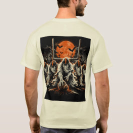 Camiseta Linha Ofensiva Fantasma Arte de Futebol de Hallowe