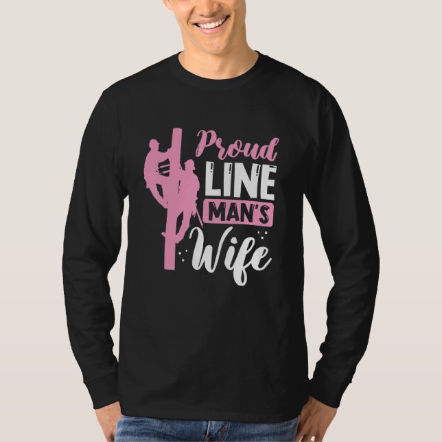 Camiseta Linha Orgulhosa Significa Mulher Trabalhadora De C (Frente)