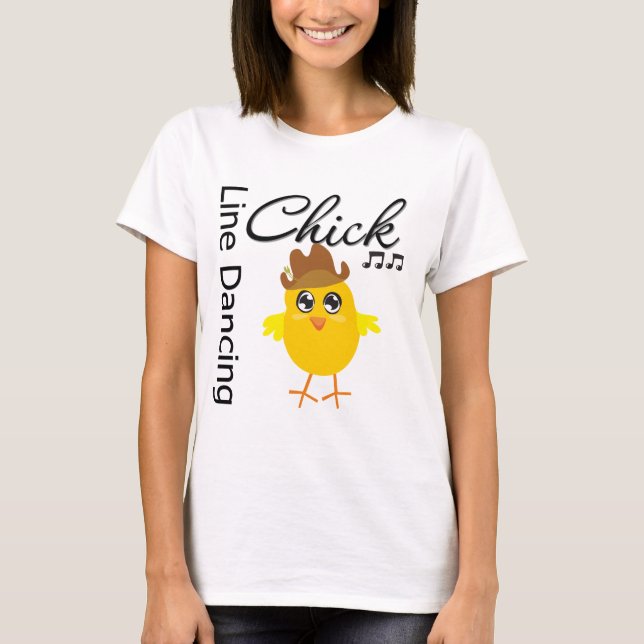 Camiseta Linha pintinho da dança (Frente)