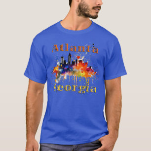 Camiseta Linha Skyline da Cidade de Atlanta Georgia
