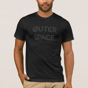Camiseta Linha texto do espaço