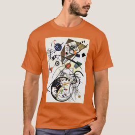 Camiseta Linha Transversa Famosa - Arte Moderna Kandinsky