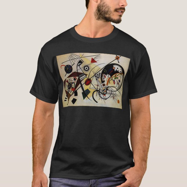 Camiseta Linha Transversal Sem Partida do Kandinsky (Frente)