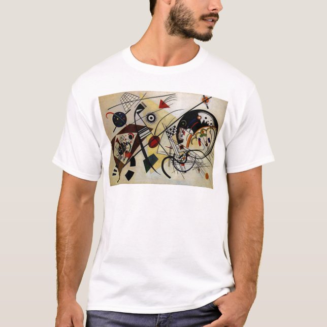 Camiseta Linha Transversal Sem Partida do Kandinsky (Frente)