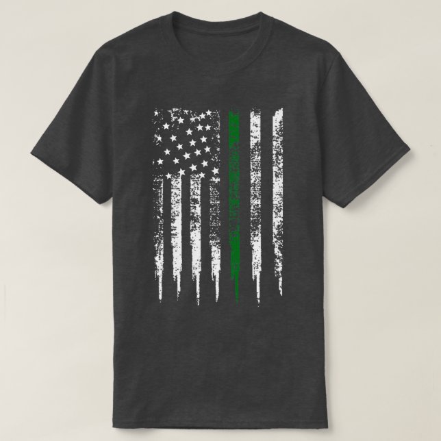 Camiseta Linha Verde Fina Polícia Federal Ag (Frente do Design)