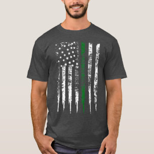 Camiseta Linha Verde Fina Polícia Federal Ag