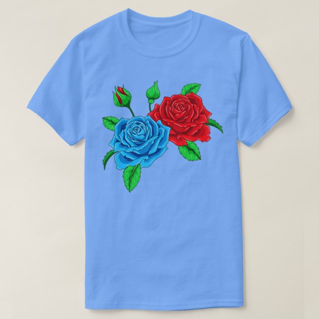 Camiseta Linha Vermelha Azul Fino Para Homens Da Polícia (Frente do Design)