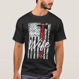 Camiseta Linha Vermelha Fina dos Bombeiros