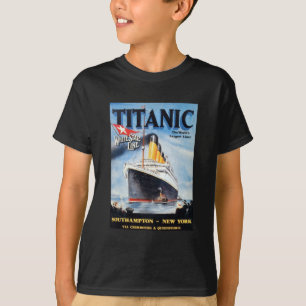 Camiseta Linha White Star Titanic - Maior Liner do Mundo