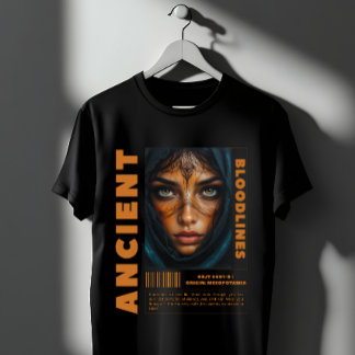 Camiseta Linhagens Antigas da Mesopotâmia Gráfico