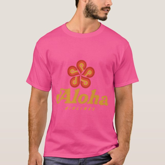 Camiseta linhas aéreas aloha (Frente)