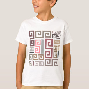 Camiseta linhas coloridas artísticas abstratas modernas