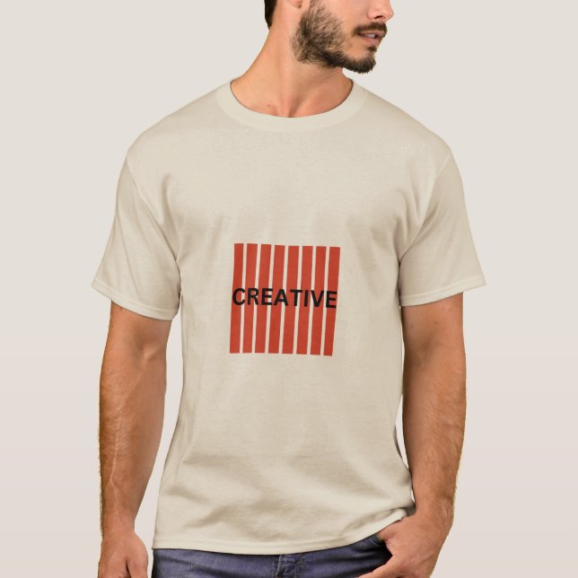 Camiseta Linhas Criativas Visão Vertical (Frente)