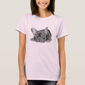 Camiseta Linhas de Buldogue Francês