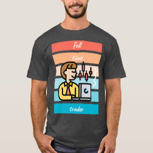 Camiseta Linhas de Natal do Comerciante de Horário do cheio