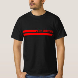 Camiseta linhas de natal feliz