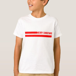 Camiseta linhas de natal feliz