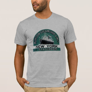 Camiseta Linhas de navio a vapor New York de Munson
