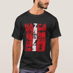 Camiseta Linhas de Nazca América do Sul Astronauta Antigo P