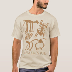 Camiseta Linhas de Nazca, Peru Alienígenas