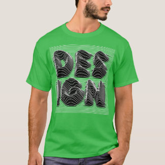 Camiseta linhas de onda design