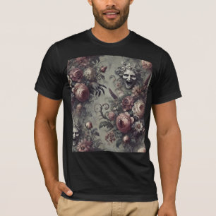 Camiseta Linhas de Riso – Floral Gótico