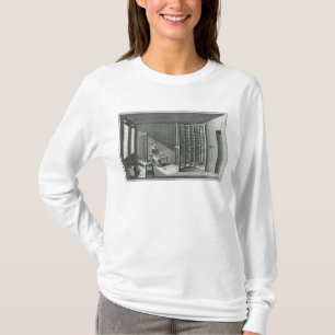 Camiseta Linhas de seda de entortamento, ilustração