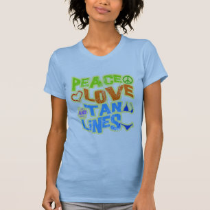 Camiseta Linhas de Tan do amor da paz