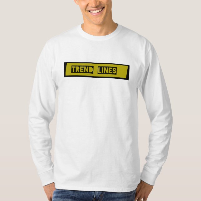 Camiseta Linhas de tendência Negociação (Frente)