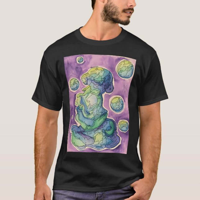 Camiseta Linhas de uma Água-viva (Frente)