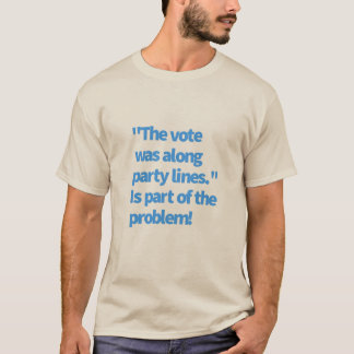 Camiseta Linhas do Partido Político