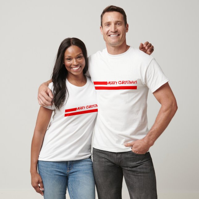 CAMISETA LINHAS FELIZ NATAL (Unissex)
