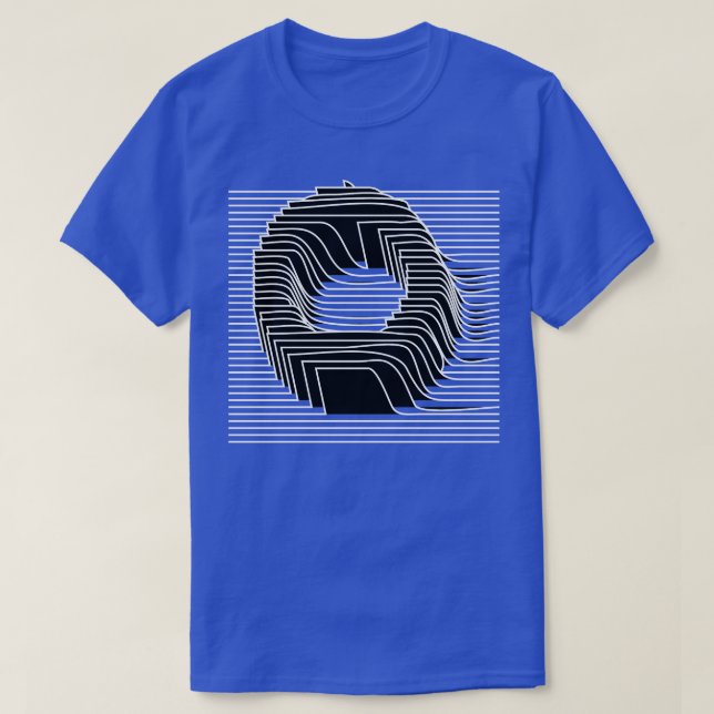 Camiseta Linhas Geométricas Círculo (Frente do Design)