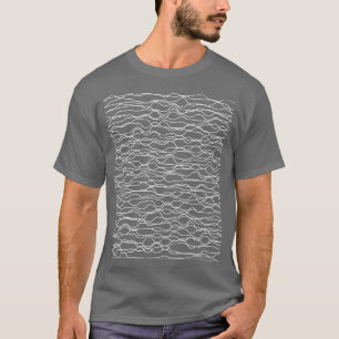 Camiseta linhas geométricas de ondas