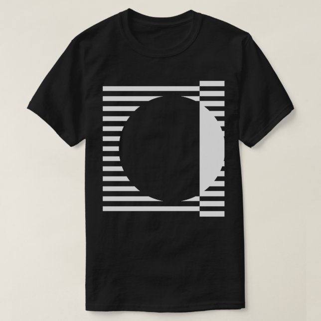 Camiseta linhas geométricas design (Frente do Design)
