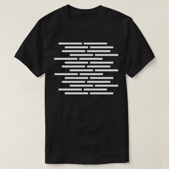 Camiseta linhas geométricas design 4 (Frente do Design)