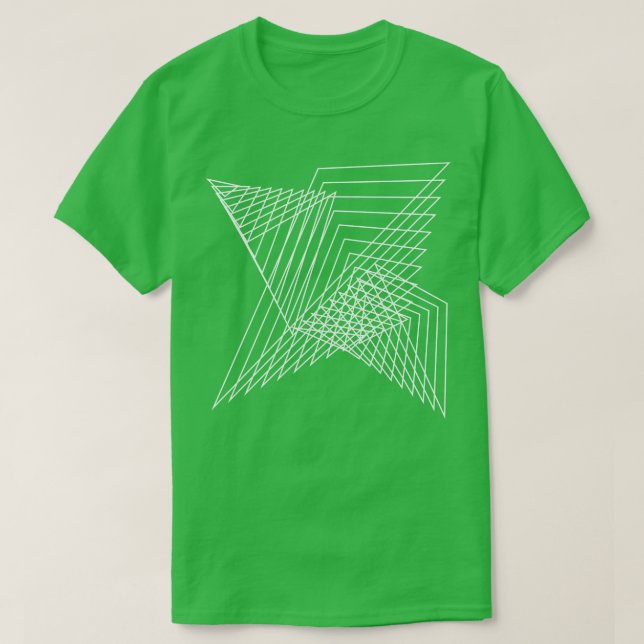 Camiseta linhas geométricas design 5 (Frente do Design)