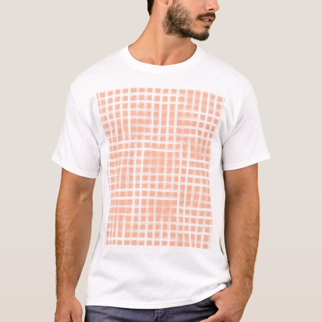 Camiseta Linhas Geométricas Rosa: Páscoa Sem Costura (Frente)