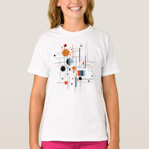 Camiseta Linhas Modernas Minimalistas Geométricas Abstratas