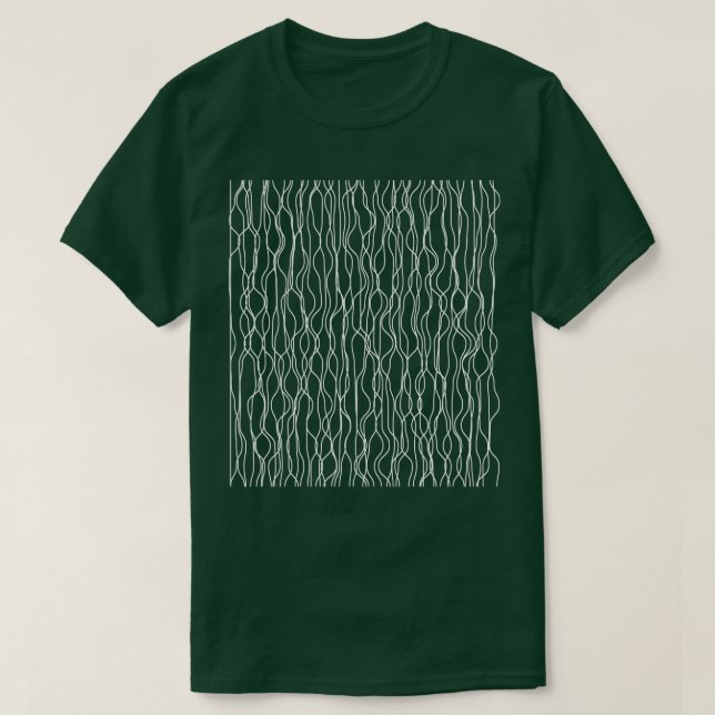 Camiseta linhas ondas design (Frente do Design)