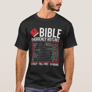 Camiseta Linhas telefônicas bíblicas religiosas