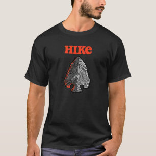 Camiseta Linhas Topográficas com Gráfico de Pista de Seta