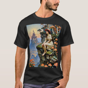 Camiseta Linho de Lama de Cogumelo