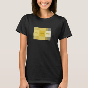 Camiseta Linho, Dijon, paleta de bandeja de mistura de core