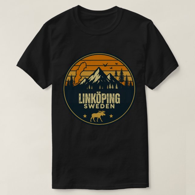 Camiseta Linköping, Suécia Sverige (Frente do Design)